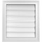 Ekena Millwork Vertical Surface Mount PVC Gable Vent: Functional, w/ 2"W x 1-1/2"P Brickmould Frame, 18"W x 20"H GVPVE18X2002SF - alternate 1
